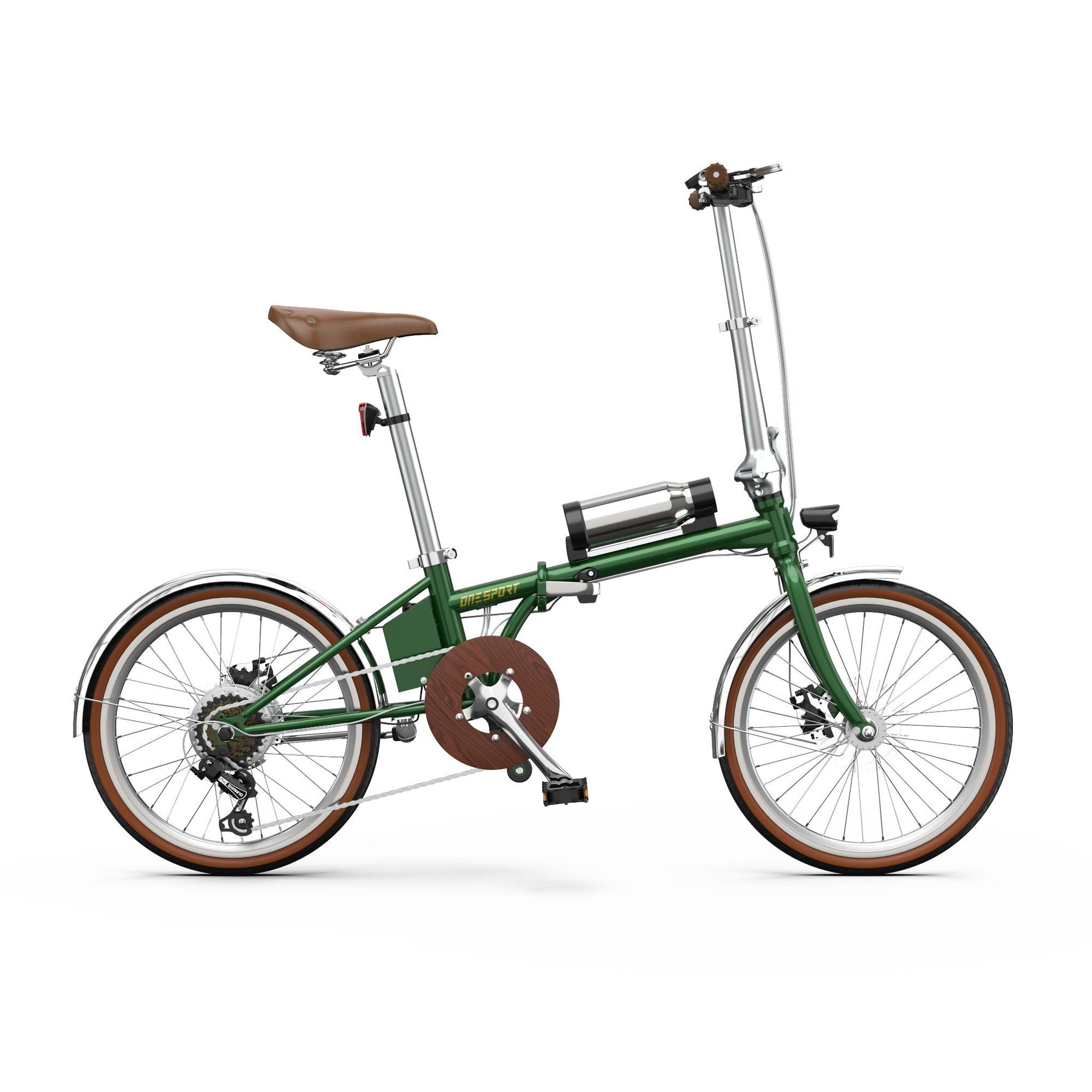 Voir la diapositive 3 : ONESPORT Vélo électrique pliant ONESPORT OT02 Pro