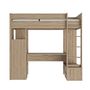 Voir la diapositive 2 : GAMI Lit mezzanine couchage 90x200cm JONATHAN