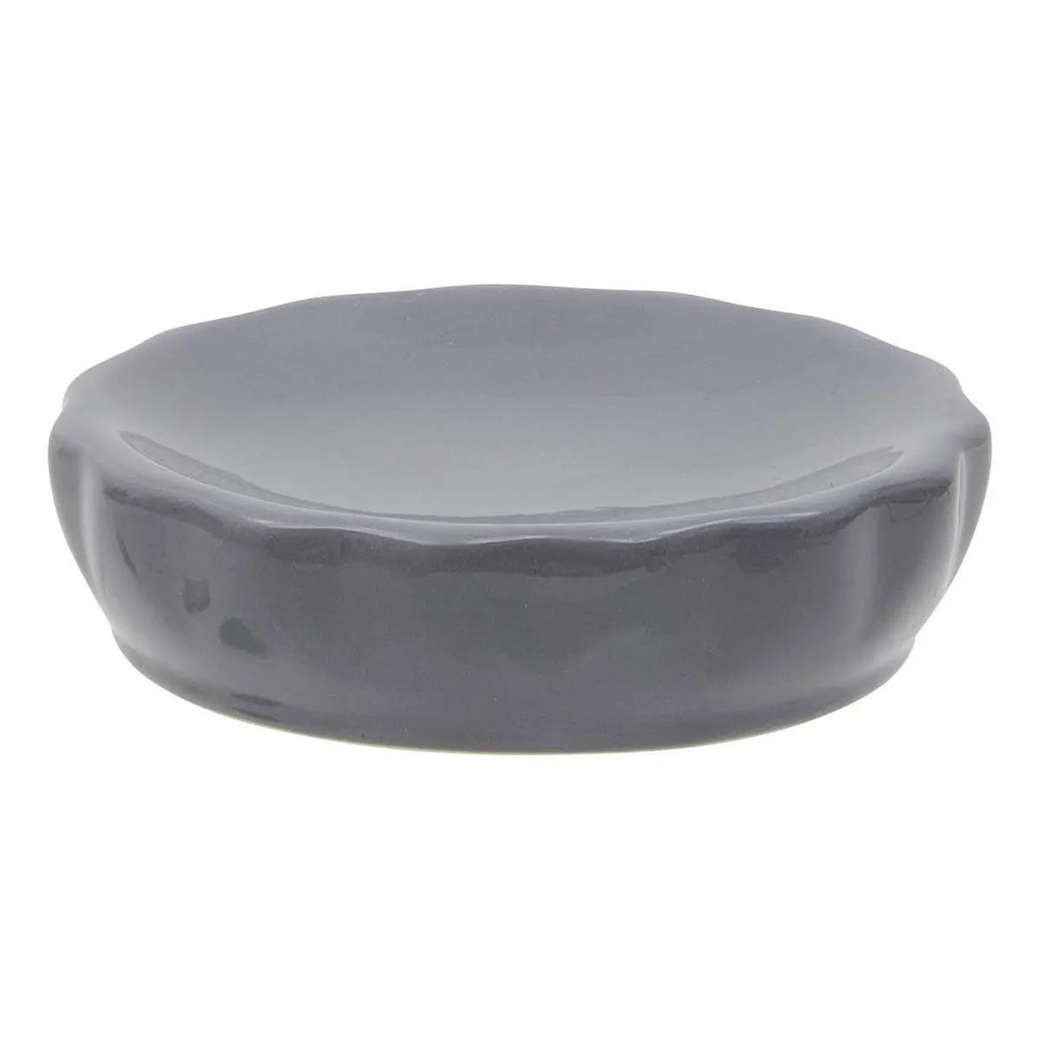 FIVE Porte savon en grès  suny colorama  11cm gris béton