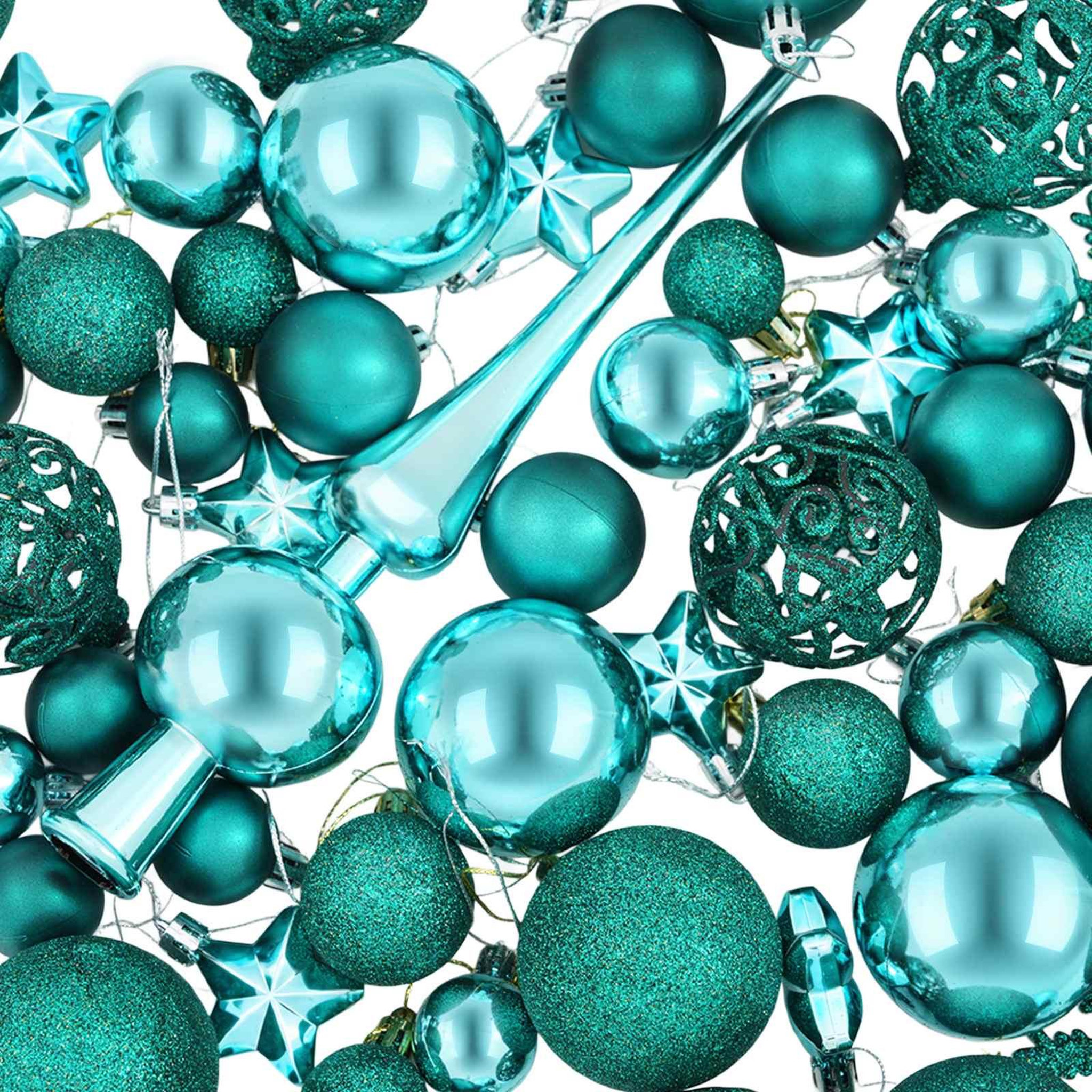 Voir la diapositive 6 : VIDAXL Ensemble de boules de Noël 111 pc Vert Diam. 6 cm Polystyrene