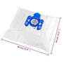 Voir la diapositive 6 : VIDAXL Sacs d'aspirateur pour AEG GR.28 20 pcs