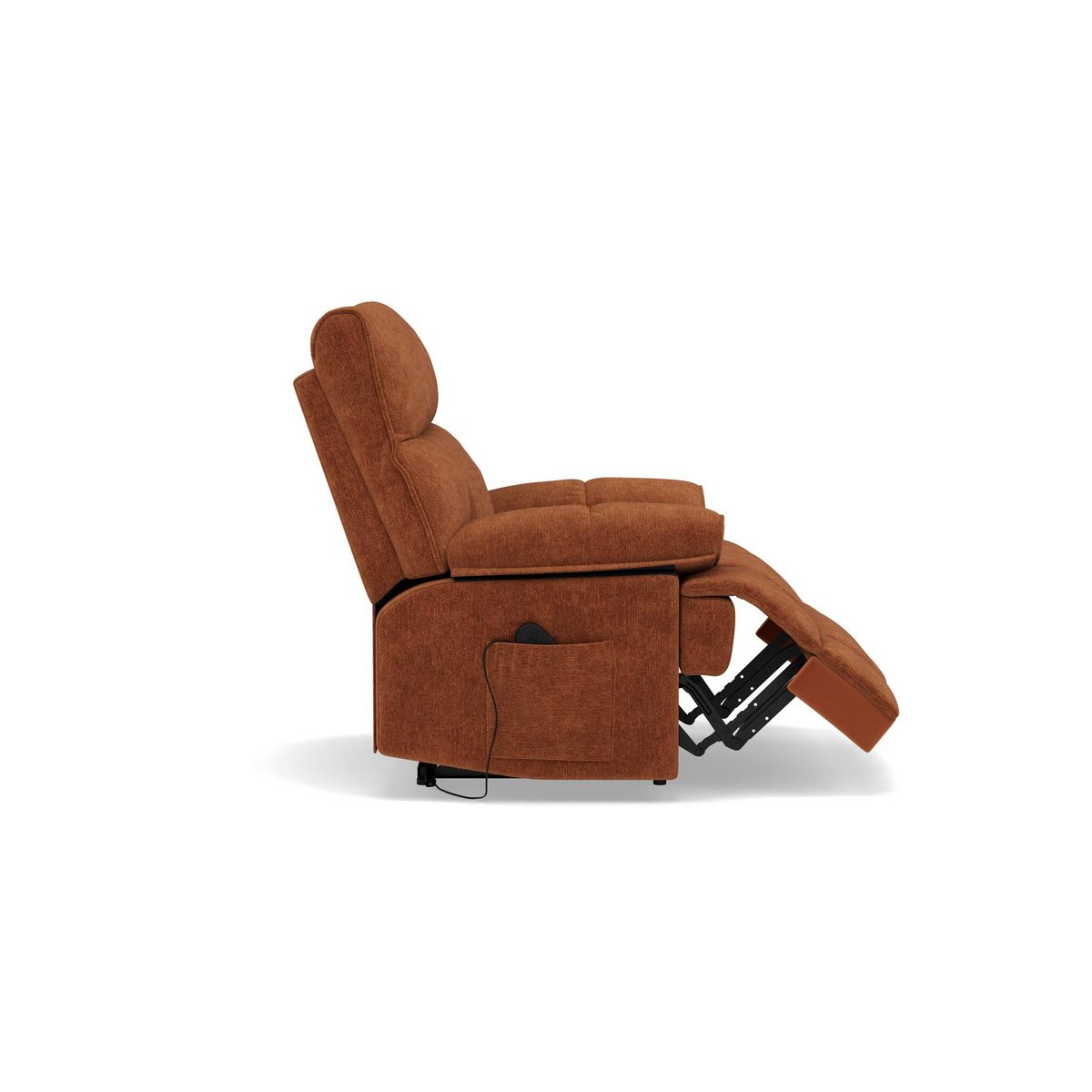 BEST MOBILIER Chandler - fauteuil relax électrique en velours texturé