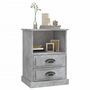 Voir la diapositive 4 : VIDAXL Table de chevet gris béton 43x36x60 cm