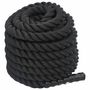 Voir la diapositive 3 : VIDAXL Corde de combat noir 12 m 9 kg polyester