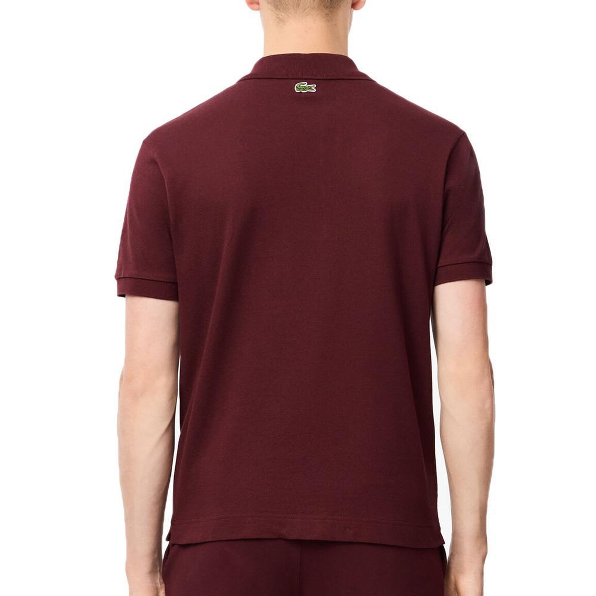 Voir la diapositive 4 : Lacoste Polo bordeaux mixte lacoste bord-cotes