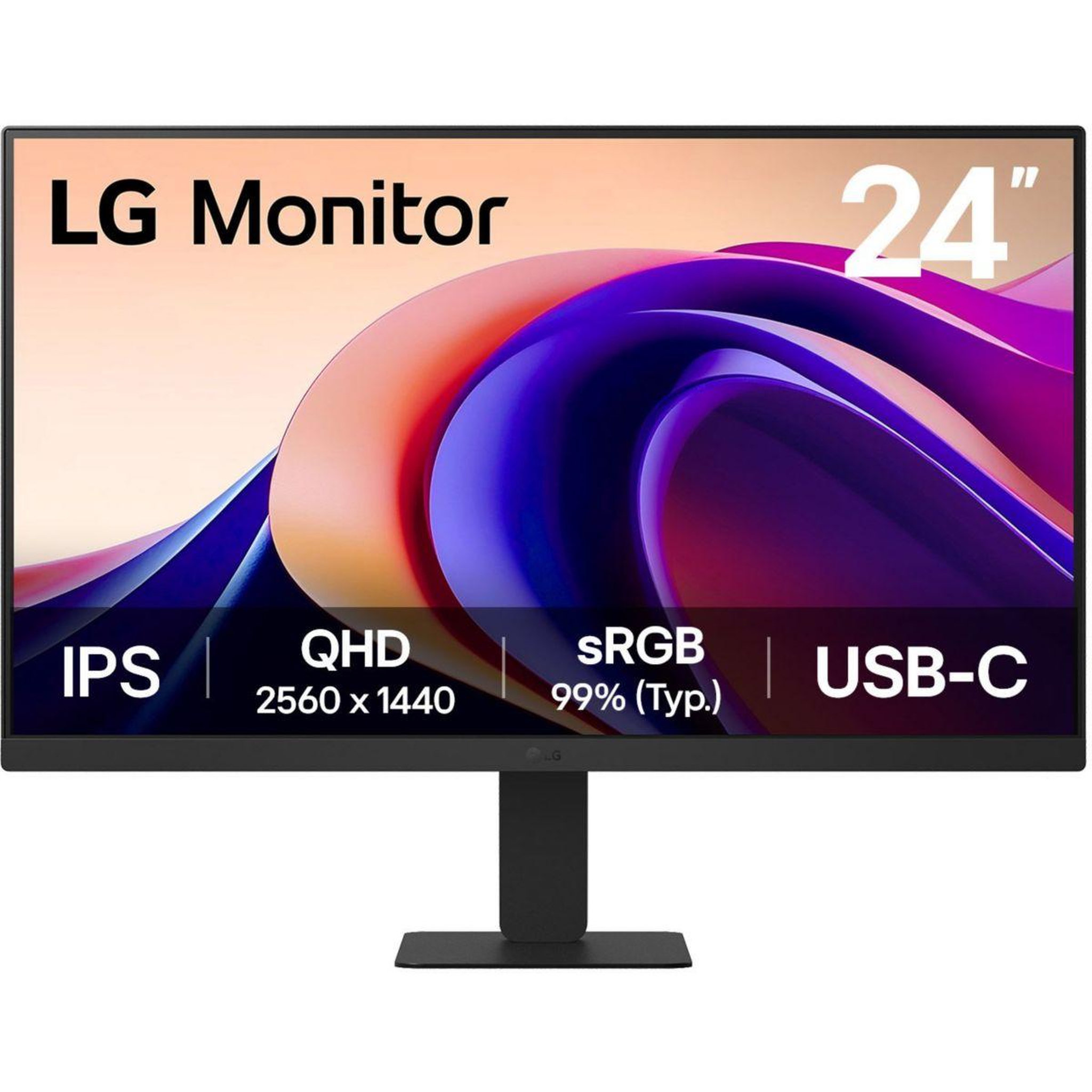 Voir la diapositive 1 : LG Ecran PC 24U631A-B 24'' UHD IPS