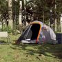 Voir la diapositive 3 : VIDAXL Tente de camping tunnel 2 personnes gris et orange impermeable