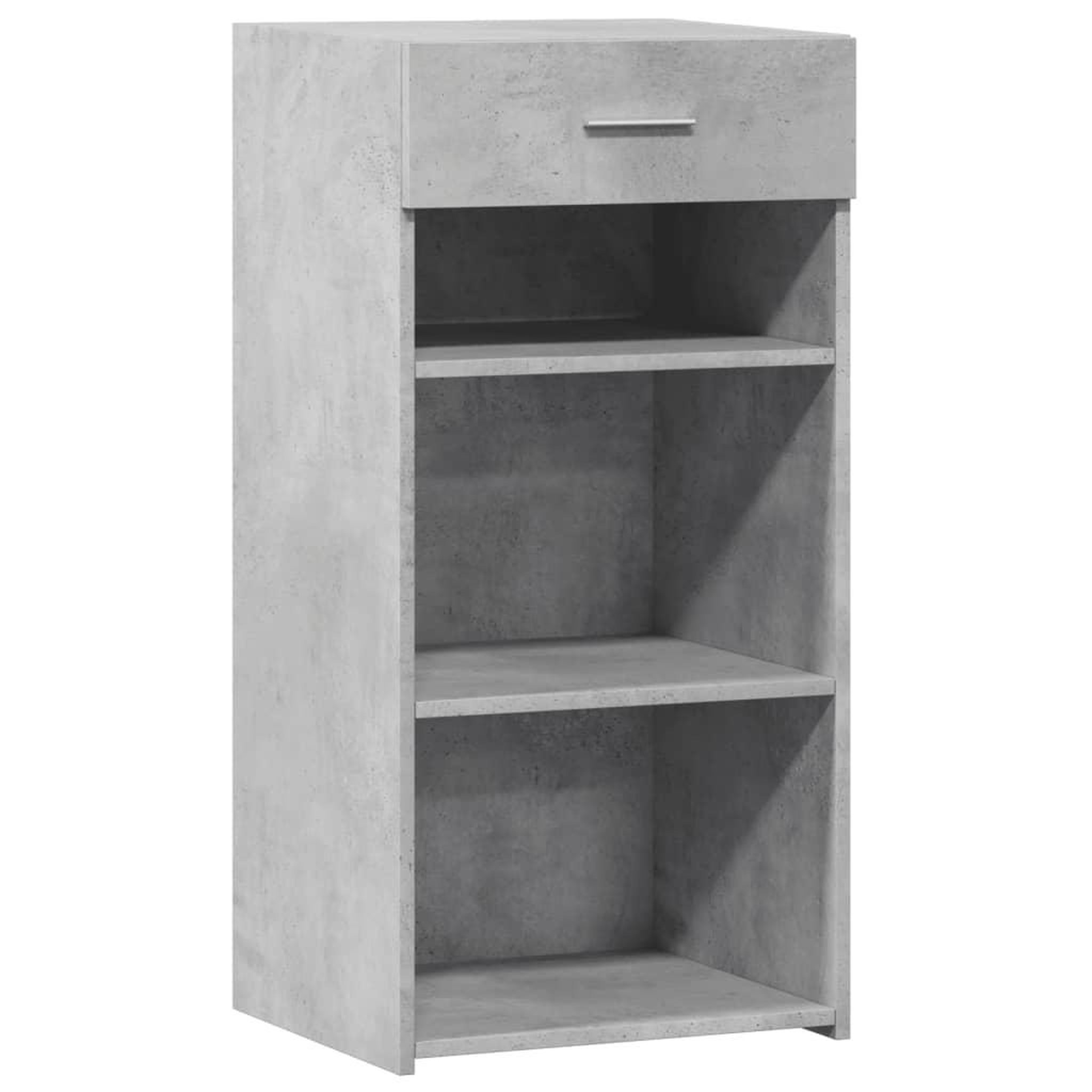 Voir la diapositive 2 : VIDAXL Buffet gris beton 45x42,5x93 cm bois d'ingenierie