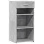 Voir la diapositive 2 : VIDAXL Buffet gris beton 45x42,5x93 cm bois d'ingenierie