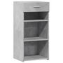 Voir la diapositive 2 : VIDAXL Buffet gris beton 45x42,5x93 cm bois d'ingenierie