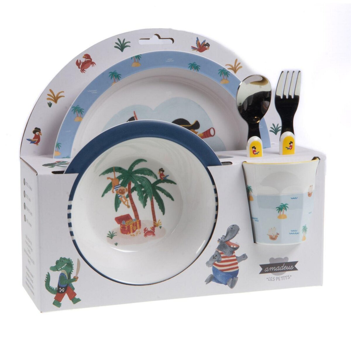 Amadeus Set repas 5 pièces Ile aux pirates