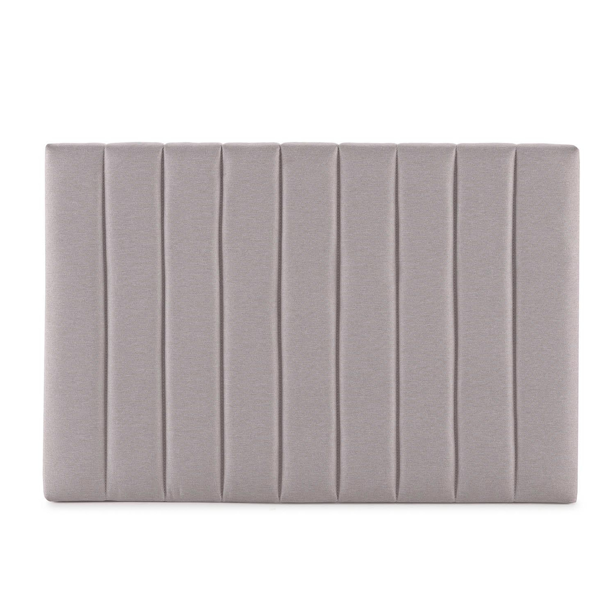Voir la diapositive 3 : VS VENTA-STOCK Tête de lit tapissée Eris 90x60 cm Gris clair