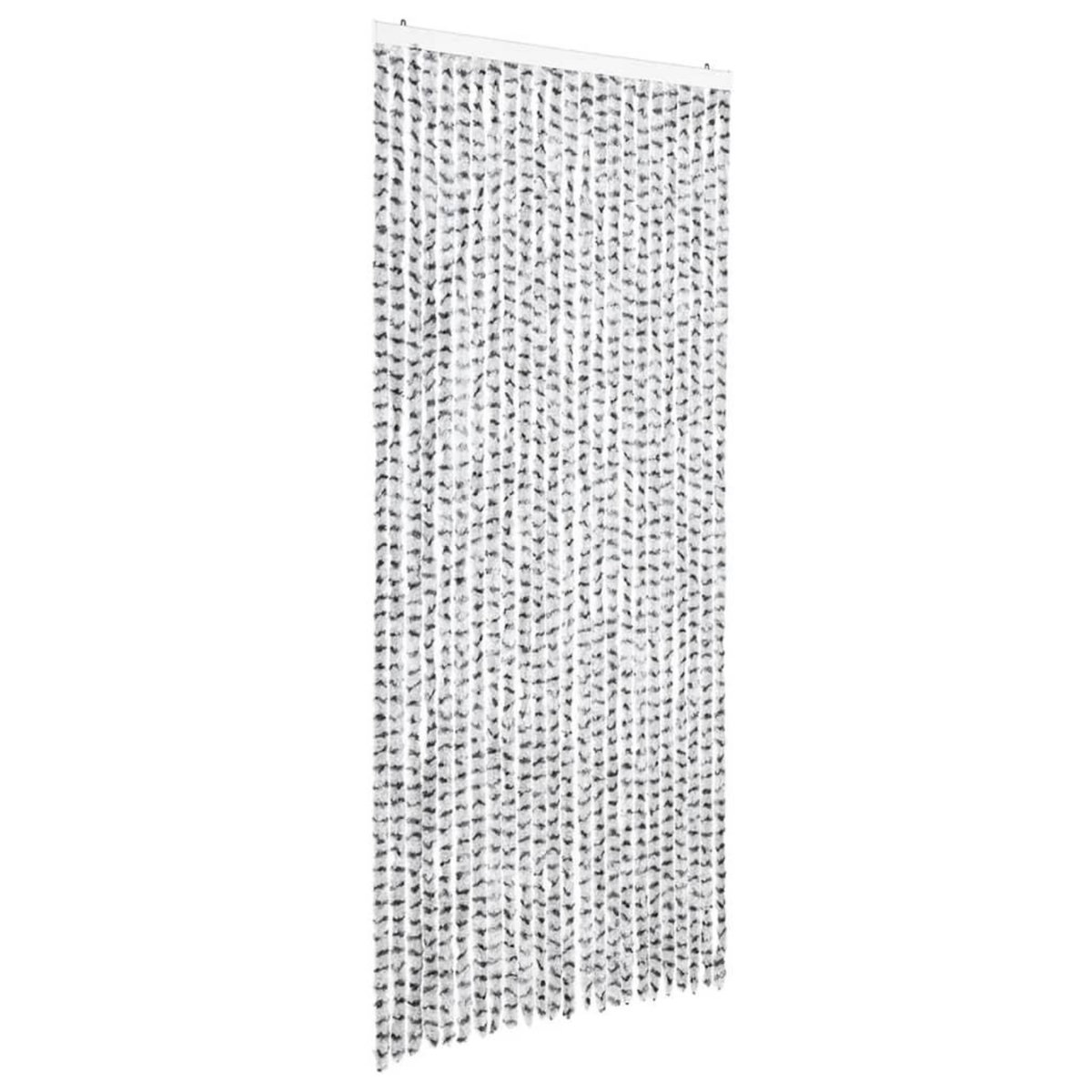 VIDAXL Moustiquaire Gris clair et gris fonce 100x220 cm Chenille