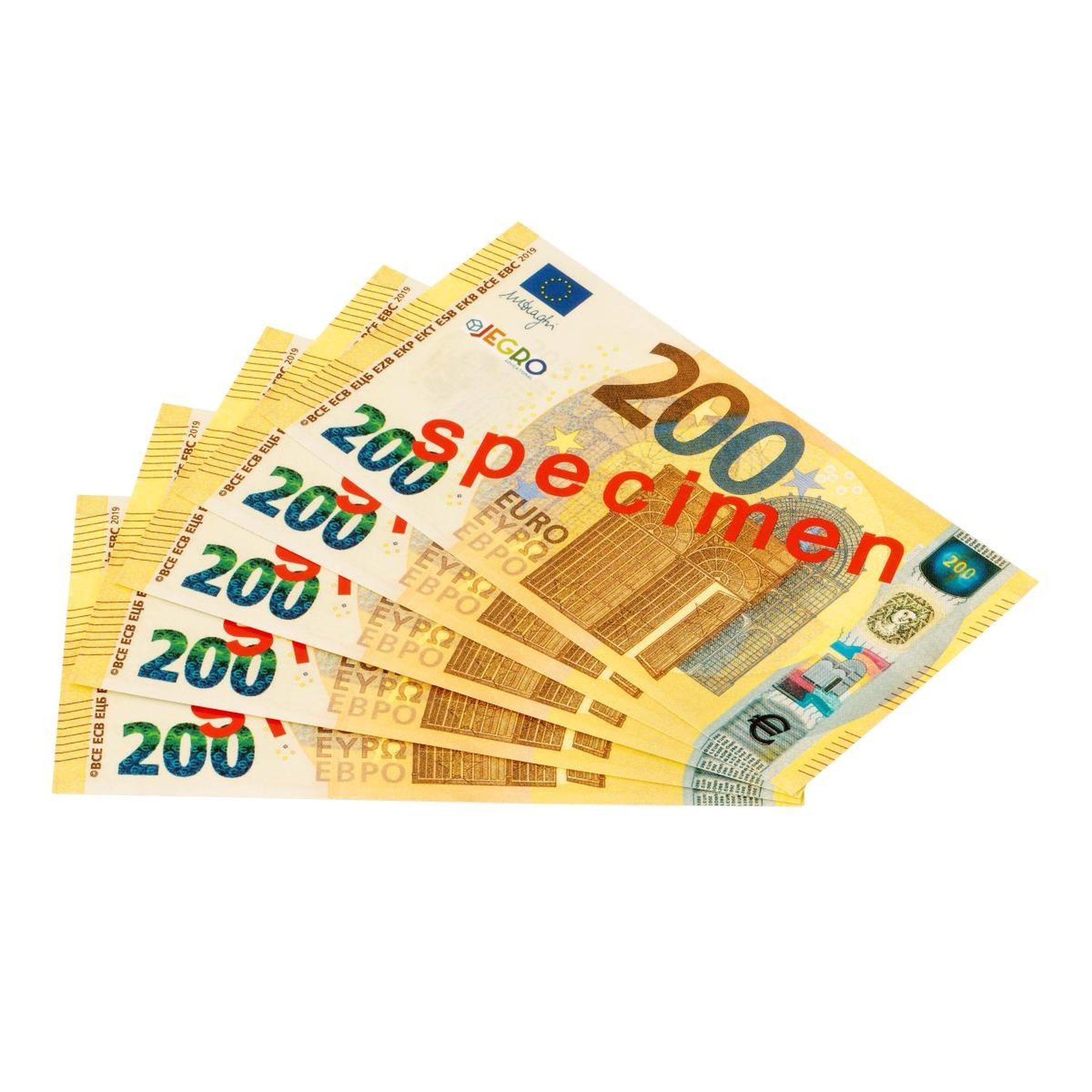 EDUCO Euro billets - 200 euros — 100 pièces