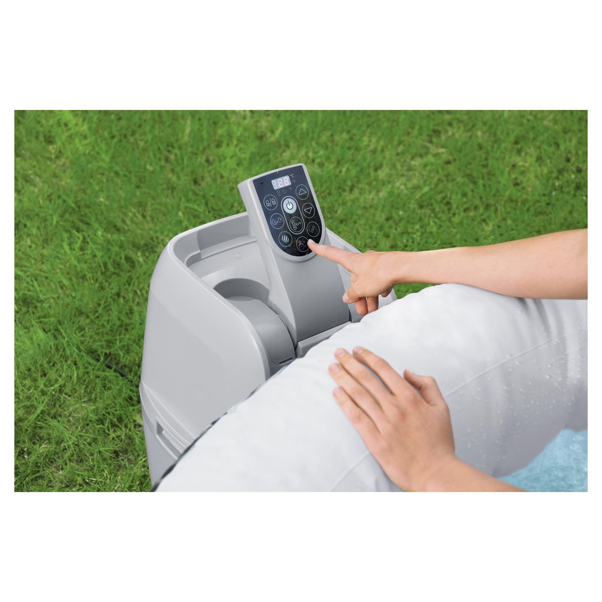 Voir la diapositive 6 : BESTWAY Spa gonflable rond 2-3 personnes 170x66cm ARUBA