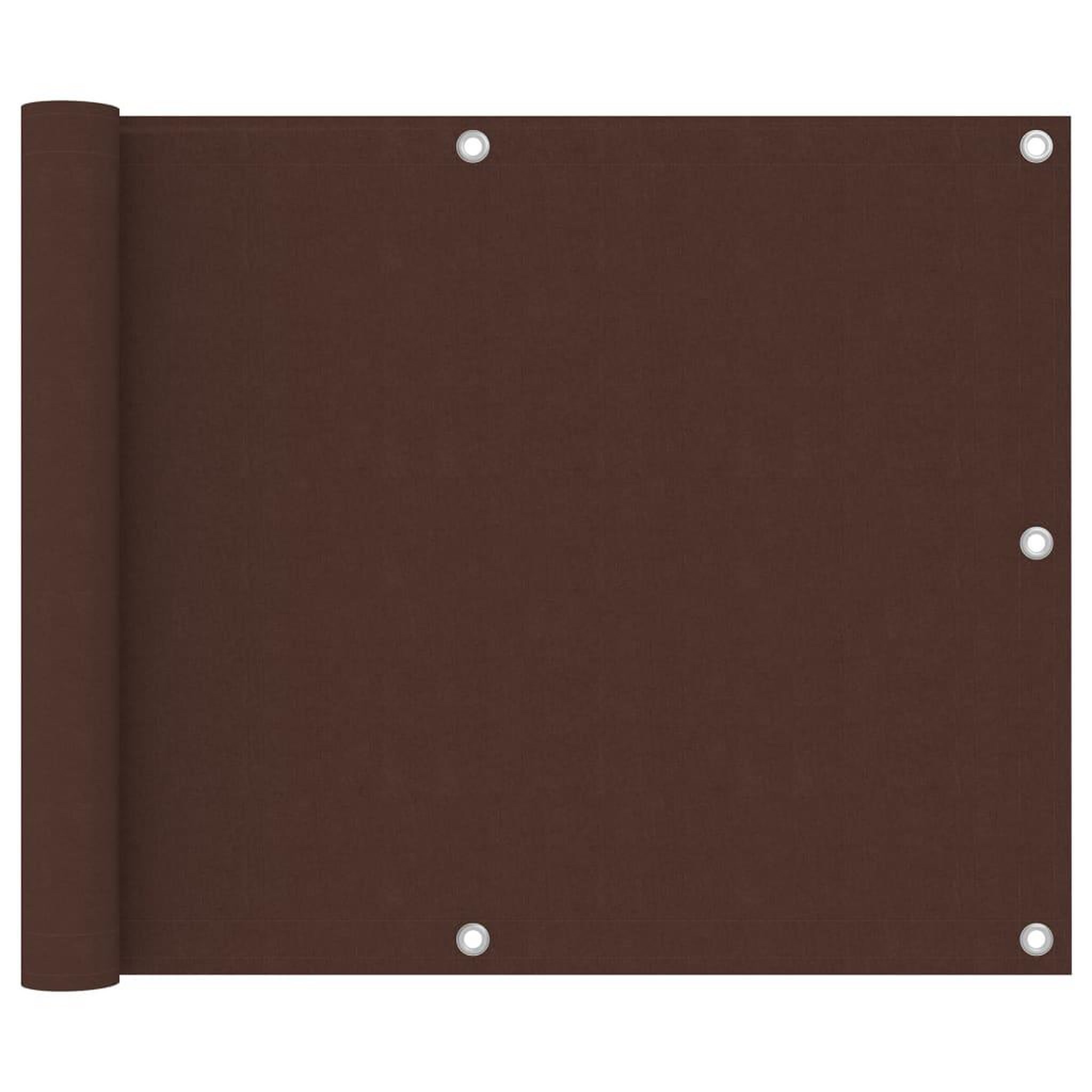 Voir la diapositive 1 : VIDAXL Ecran de balcon Marron 75x600 cm Tissu Oxford