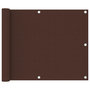 Voir la diapositive 1 : VIDAXL Ecran de balcon Marron 75x600 cm Tissu Oxford