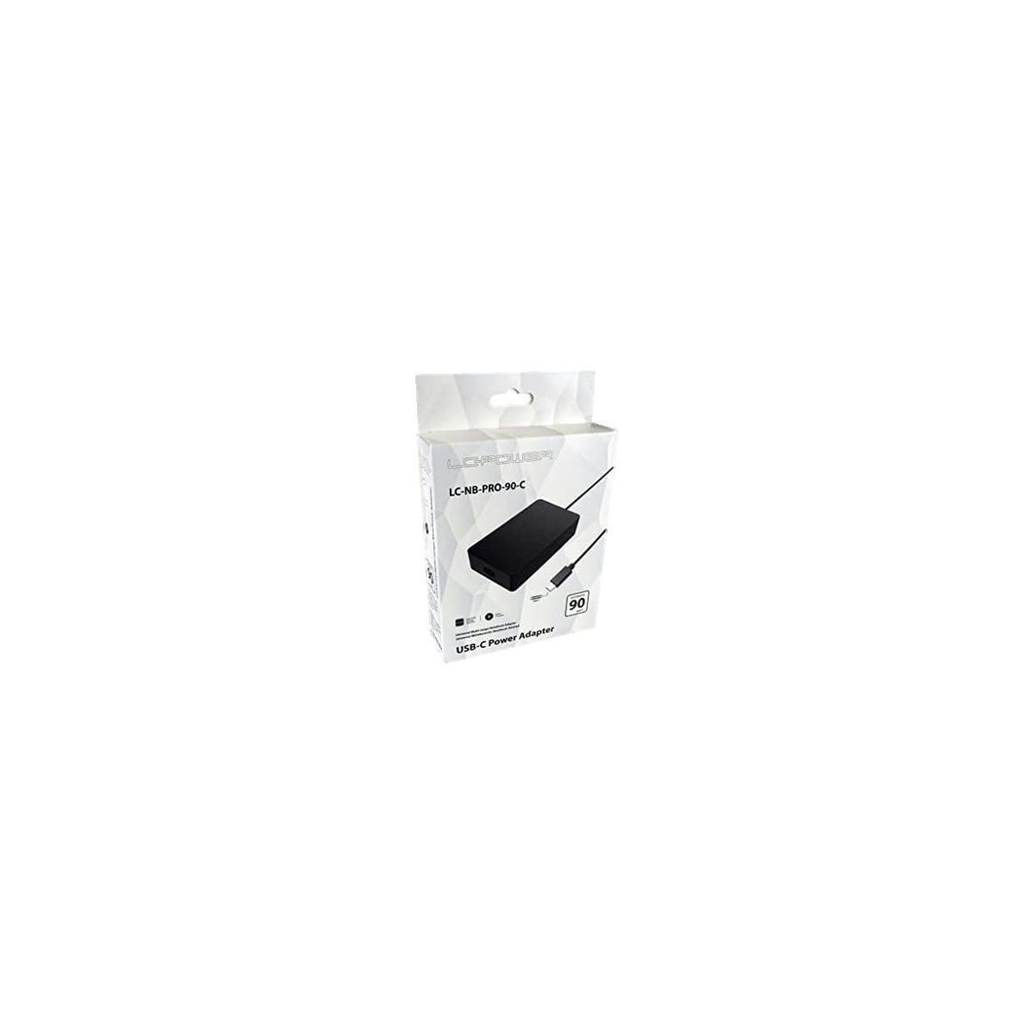 Voir la diapositive 3 : LC Power Adaptateur universel LC-POWER Modèle 4260070128912 90W USB-C Noir