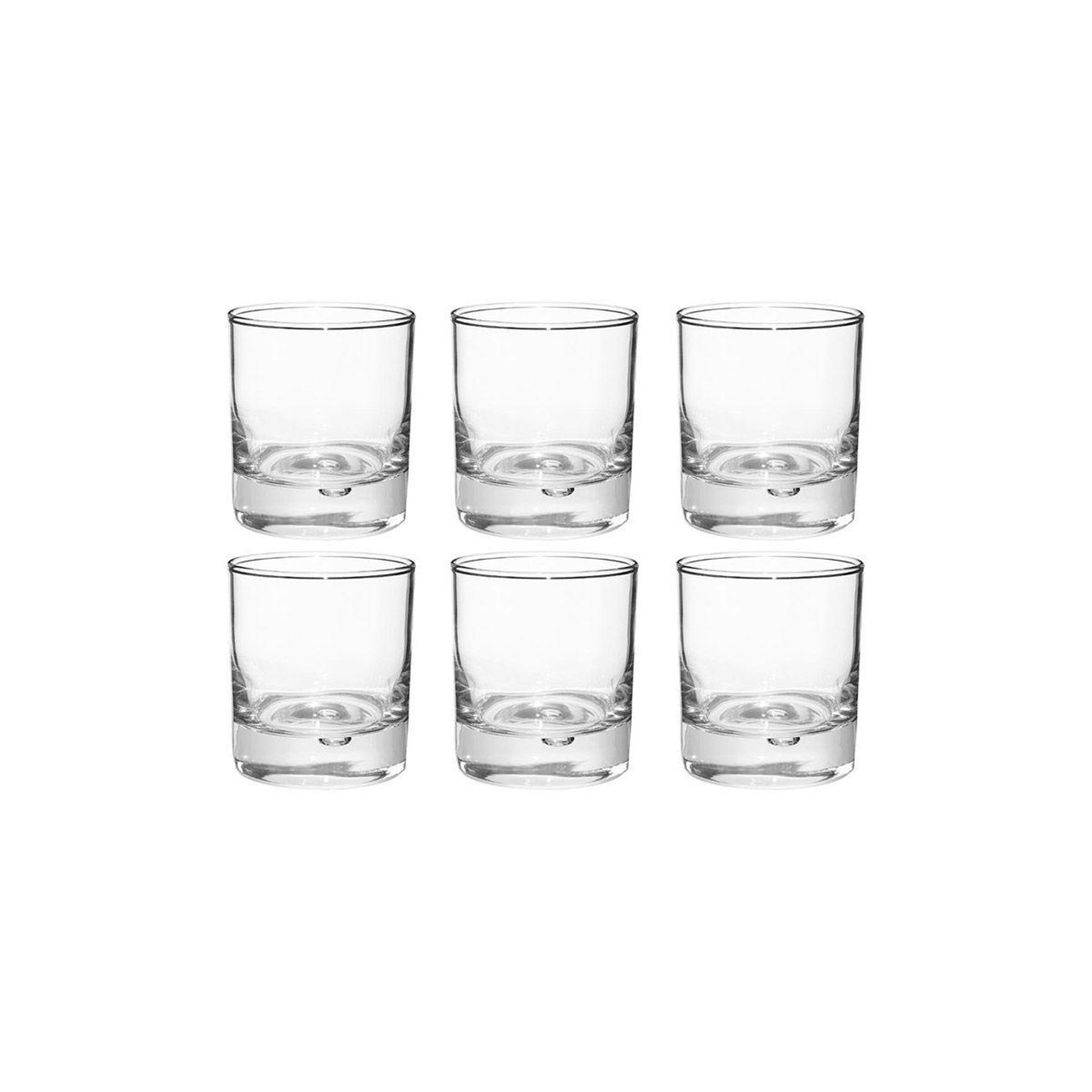 SECRET DE GOURMET Lot de 6 verres bas  georgi'eau  30cl transparent
