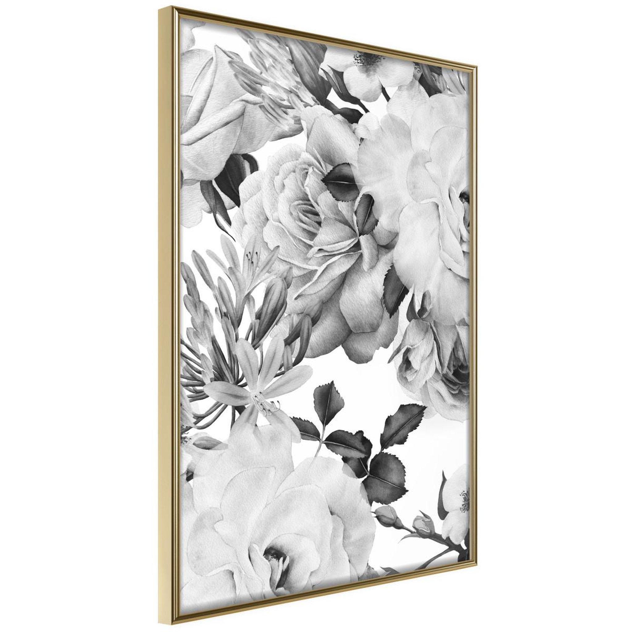 Paris Prix Affiche murale encadrée  black and white nature