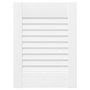 Voir la diapositive 5 : VIDAXL Portes d armoire à persiennes 4 pcs blanc 39,5x29,5 cm
