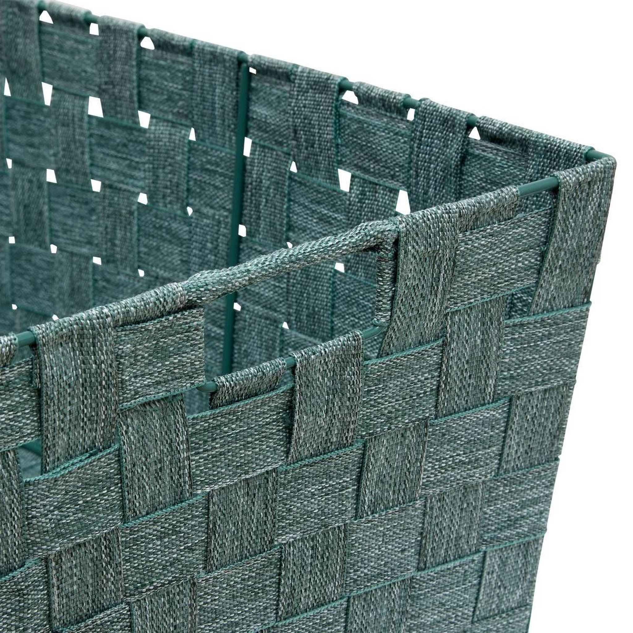 Voir la diapositive 2 : FIVE Panier de rangement biseauté  lise  38cm vert