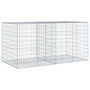 Voir la diapositive 5 : VIDAXL Panier gabion avec couvercle 200x100x100 cm fer galvanise