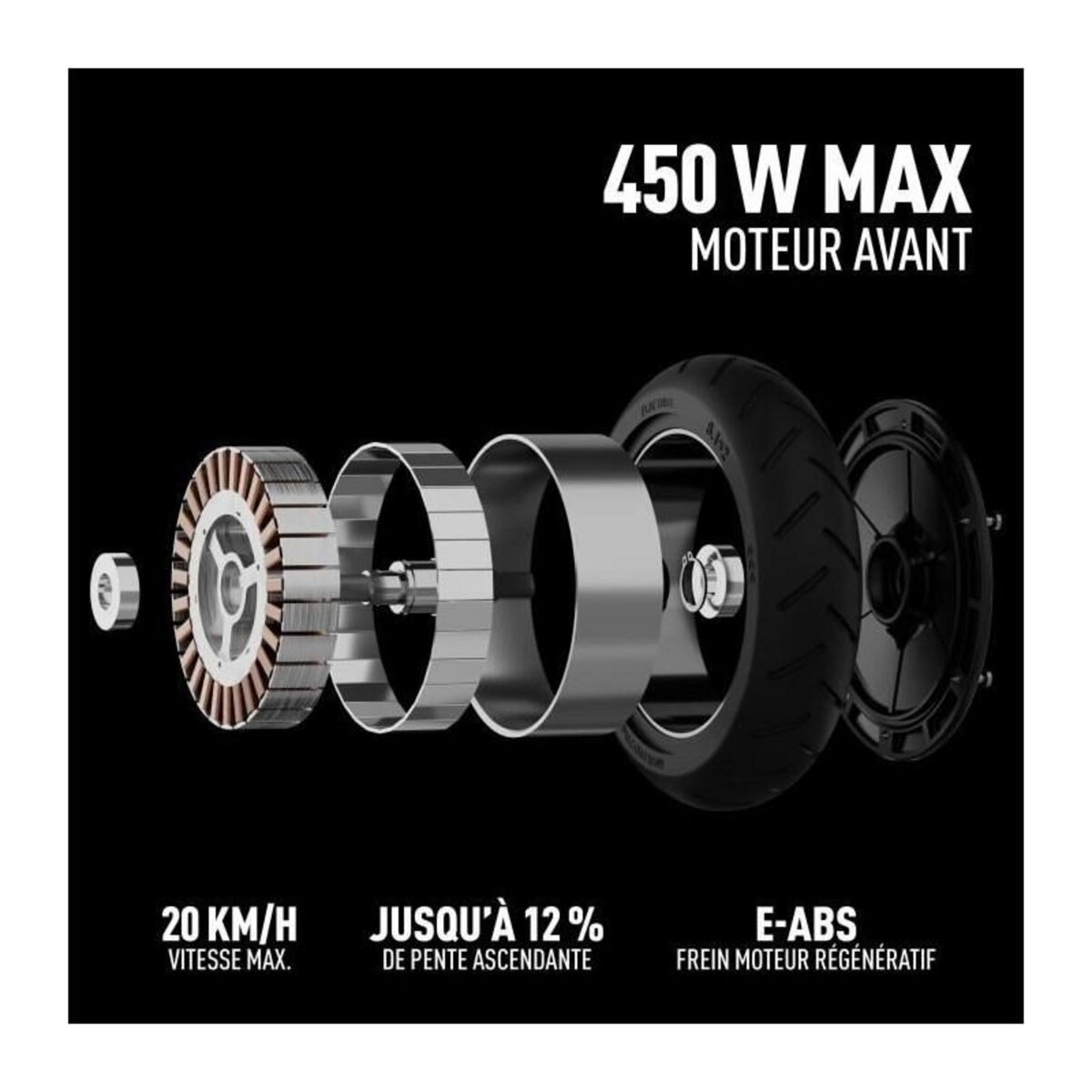 Segway Trottinette électrique - SEGWAY - E2 E II - 450 W - 8,1