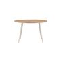Voir la diapositive 2 : Paris Prix Table de Jardin Design  San Vito  120cm Beige & Naturel