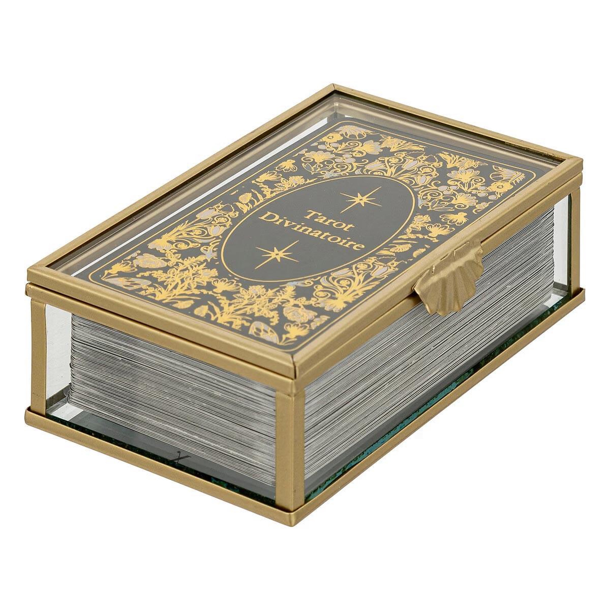 ATMOSPHERA Jeu de tarot déco  little cottage  13cm multicolore