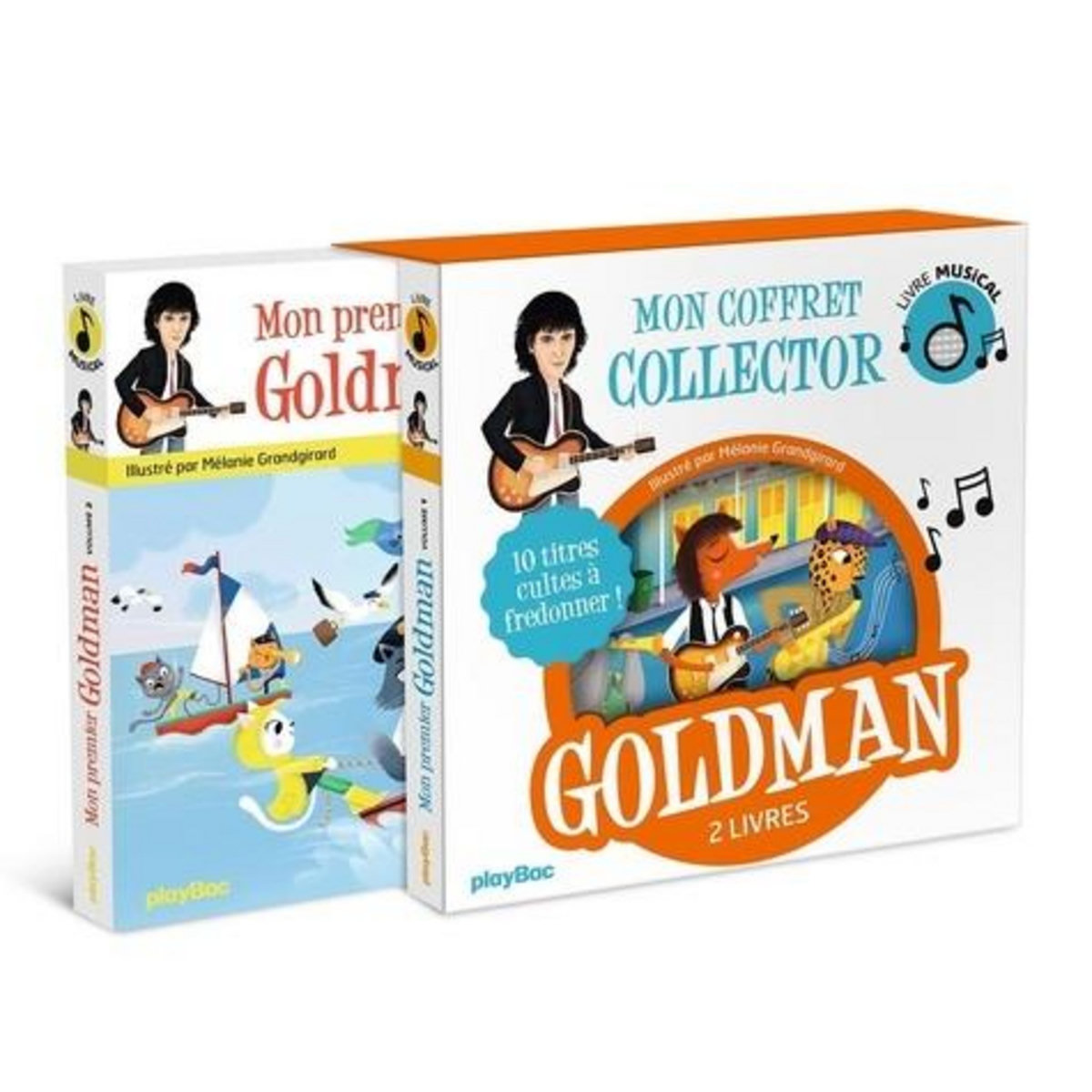 MON COFFRET COLLECTOR GOLDMAN EN 2 VOLUMES. 10 TITRES CULTES A FREDONNER !, Grandgirard Mélanie