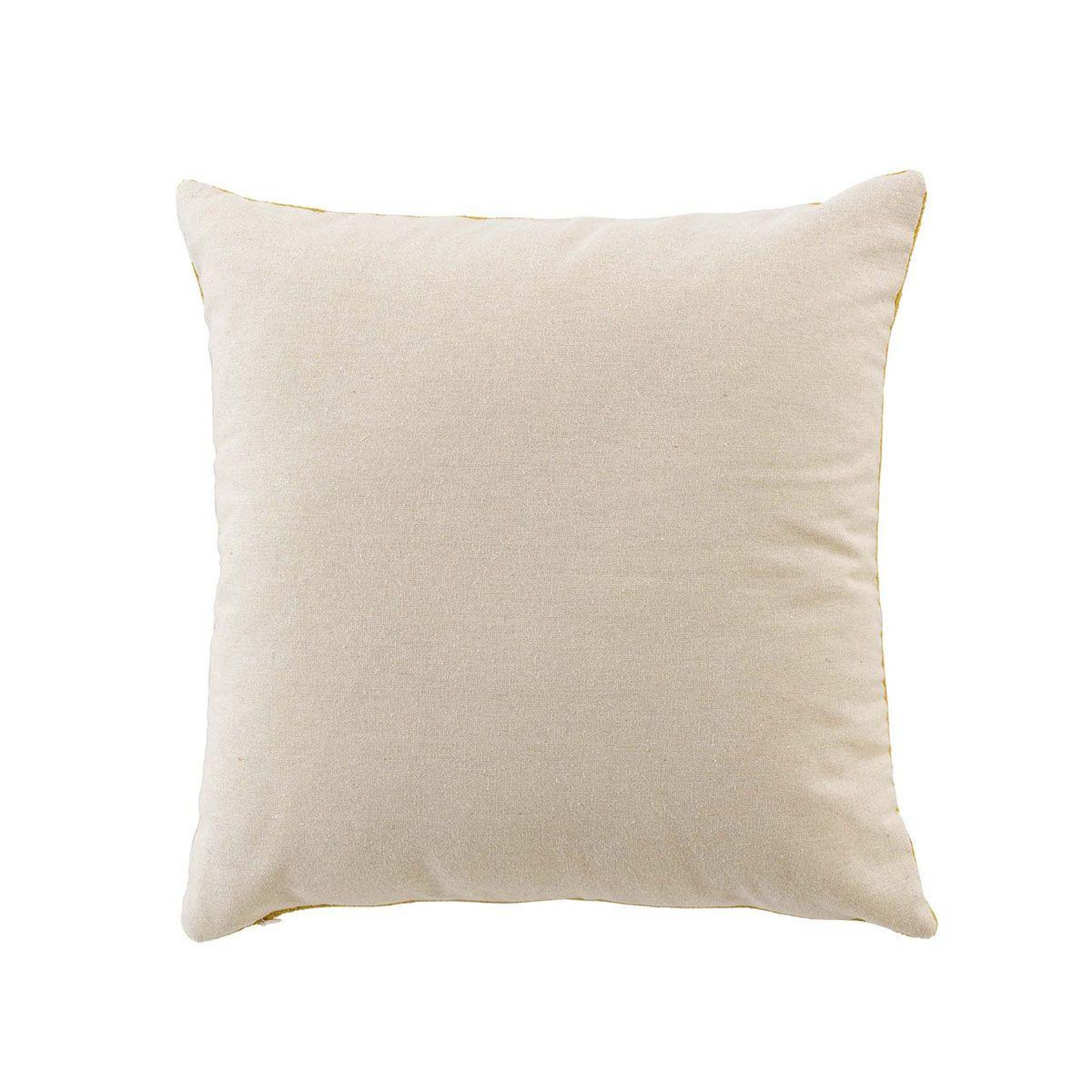 Voir la diapositive 2 : Douceur d'Intérieur Coussin déco bouclette  tessa  45x45cm jaune