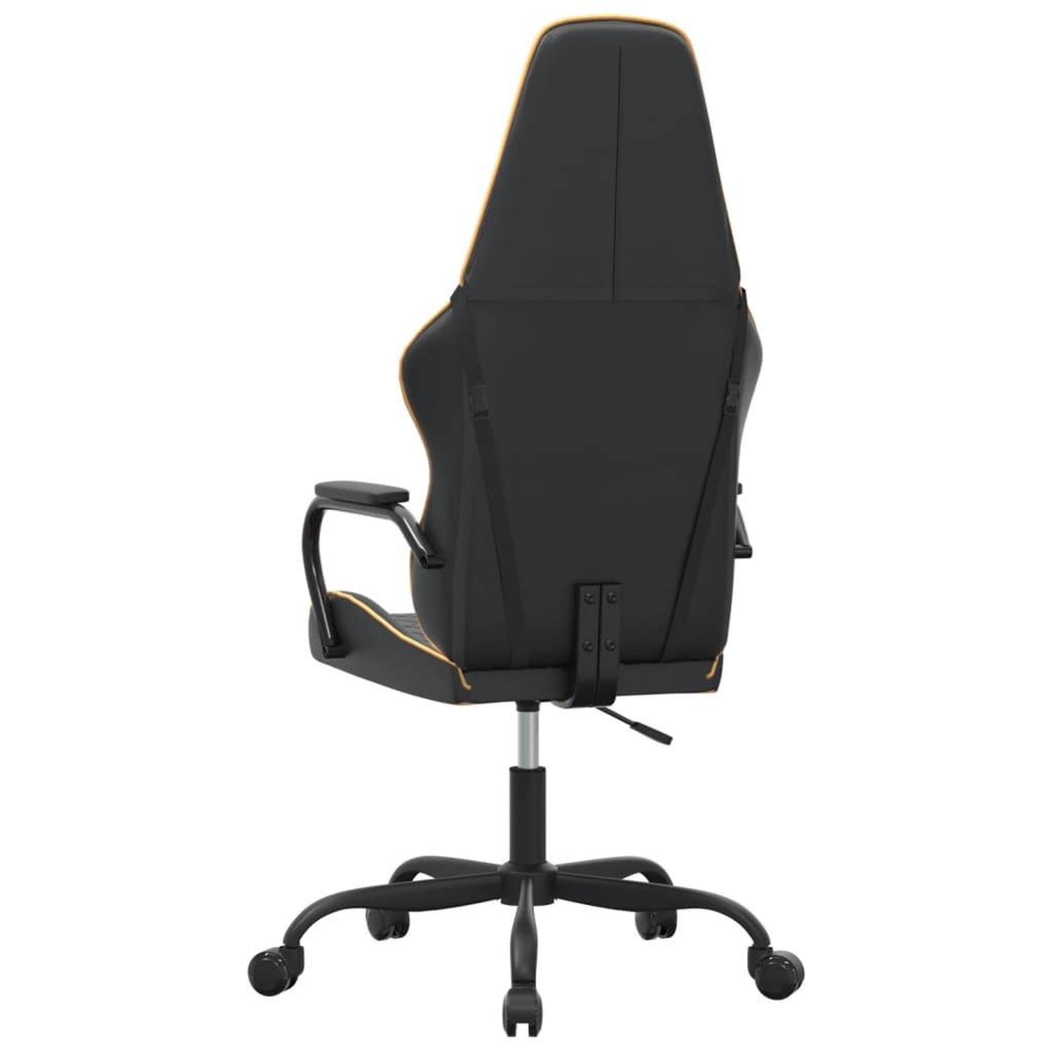 Voir la diapositive 5 : VIDAXL Chaise de jeu de massage dore et noir similicuir