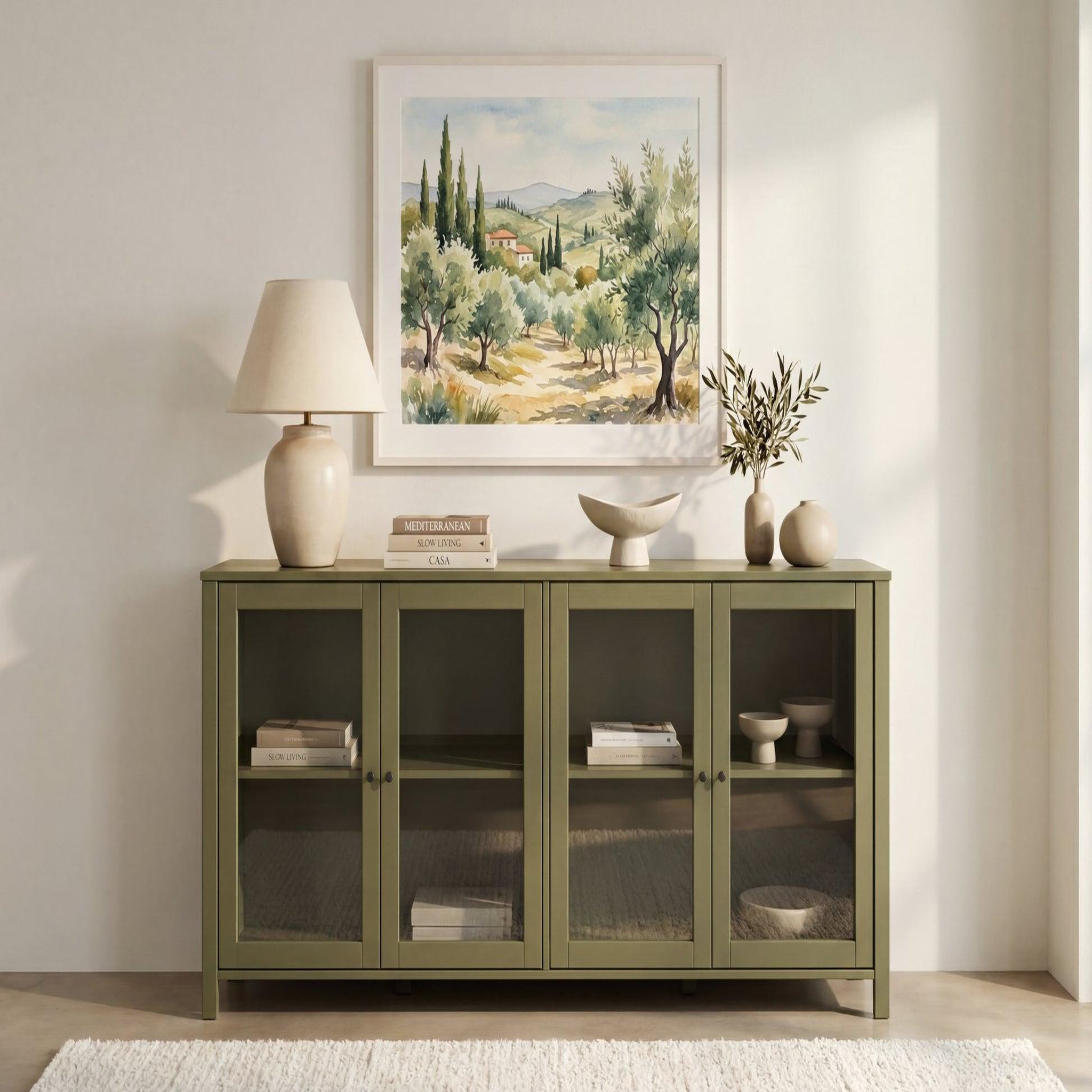 Voir la diapositive 2 : CASANOVA PARIS Eve - buffet 186cm en pin vert