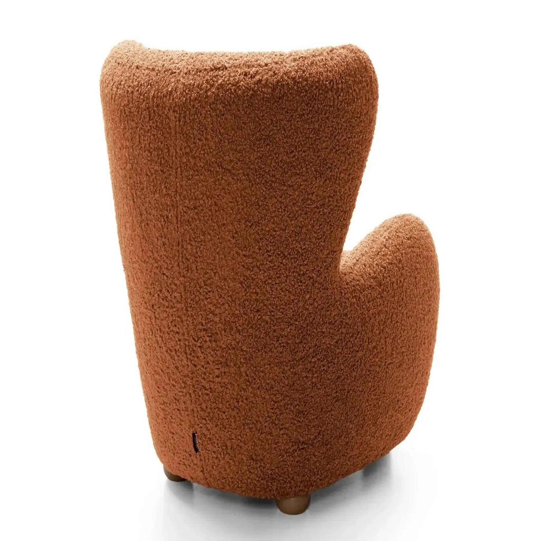 Voir la diapositive 5 : CASANOVA PARIS Lili - fauteuil tissu bouclette