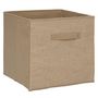 Voir la diapositive 2 : TOILINUX Lot de 2 Boites de rangement pliable en jute - 31 x 31 - Marron