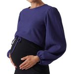 MAMALICIOUS Blouse de Grossesse  Femme Mamalicious Aura. Coloris disponibles : Bleu