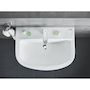 Voir la diapositive 5 : Grohe Lavabo suspendu et autoportant BAU ceramic GROHE - Largeur 60 cm - Profondeur 44 cm - Blanc
