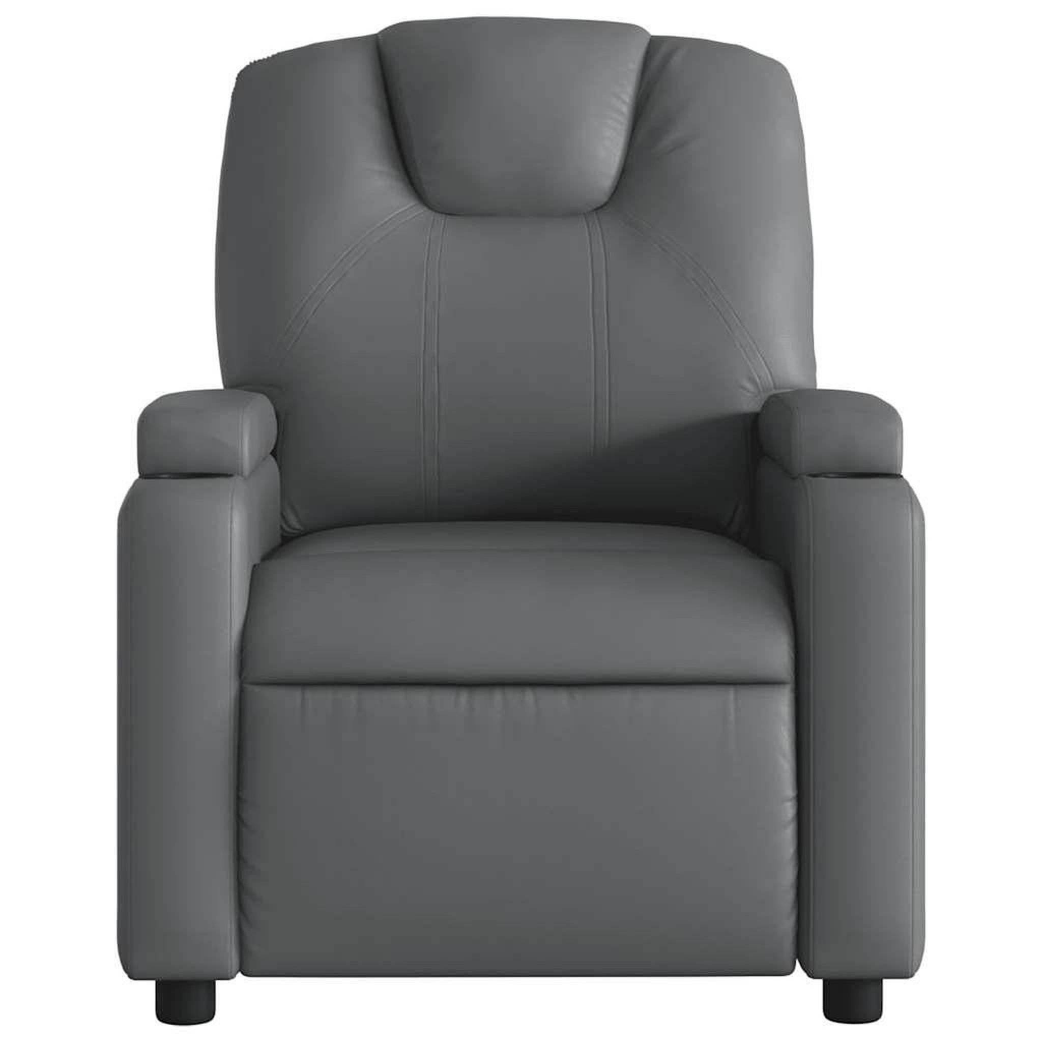Voir la diapositive 5 : VIDAXL Fauteuil de massage inclinable Gris Similicuir
