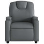 Voir la diapositive 5 : VIDAXL Fauteuil de massage inclinable Gris Similicuir