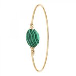 SC BOHEME Bracelet par SC Bohème orné d'une pierre malachite