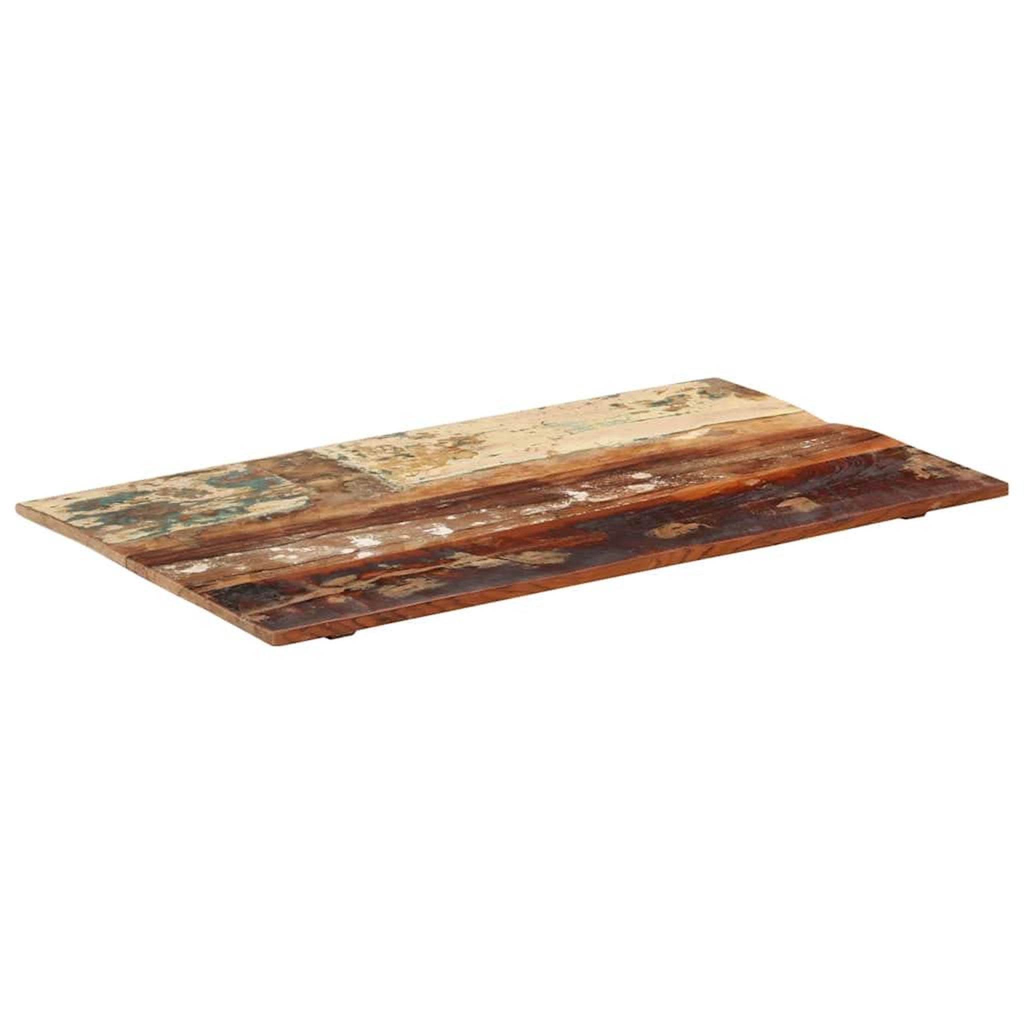 Voir la diapositive 4 : VIDAXL Dessus de table rectangulaire 60x100 cm 15-16 mm bois recupere