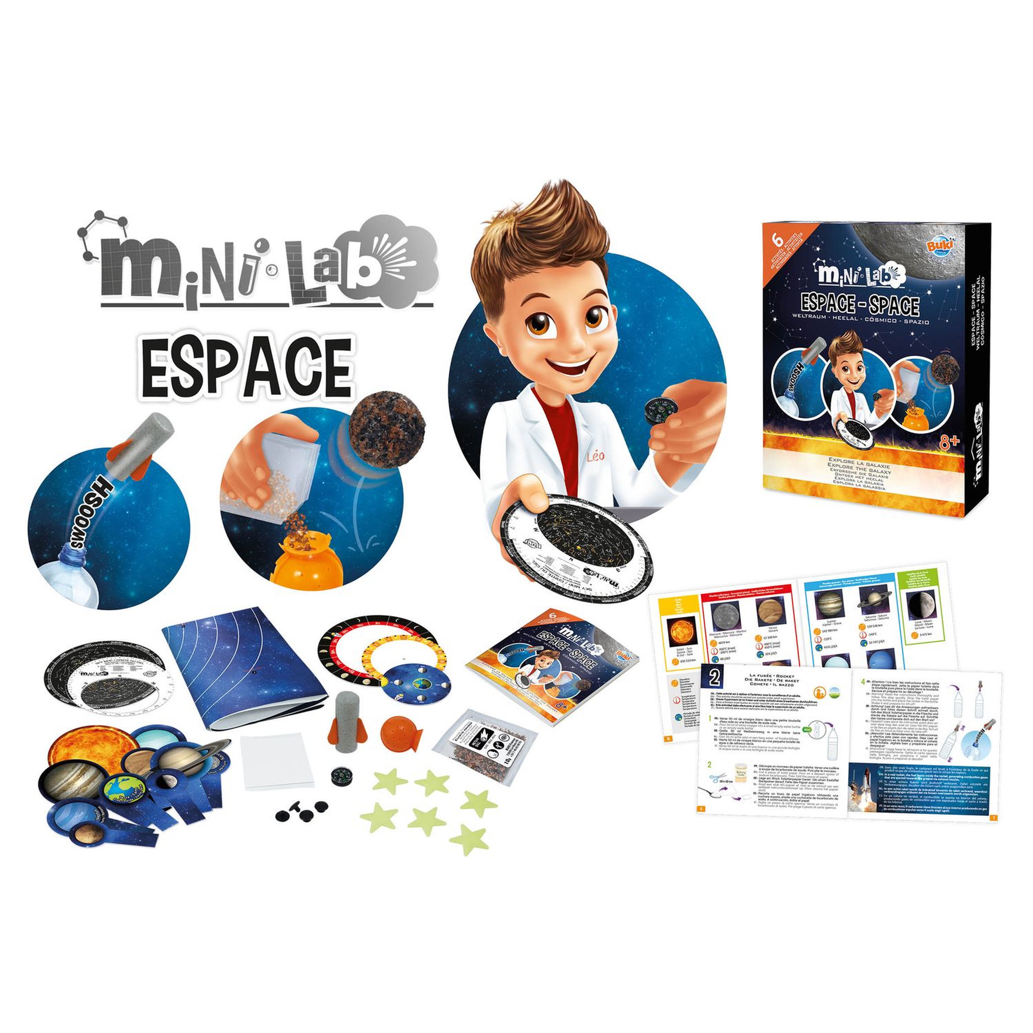 Voir la diapositive 3 : BUKI Boîte d'activités Mini Lab Espace