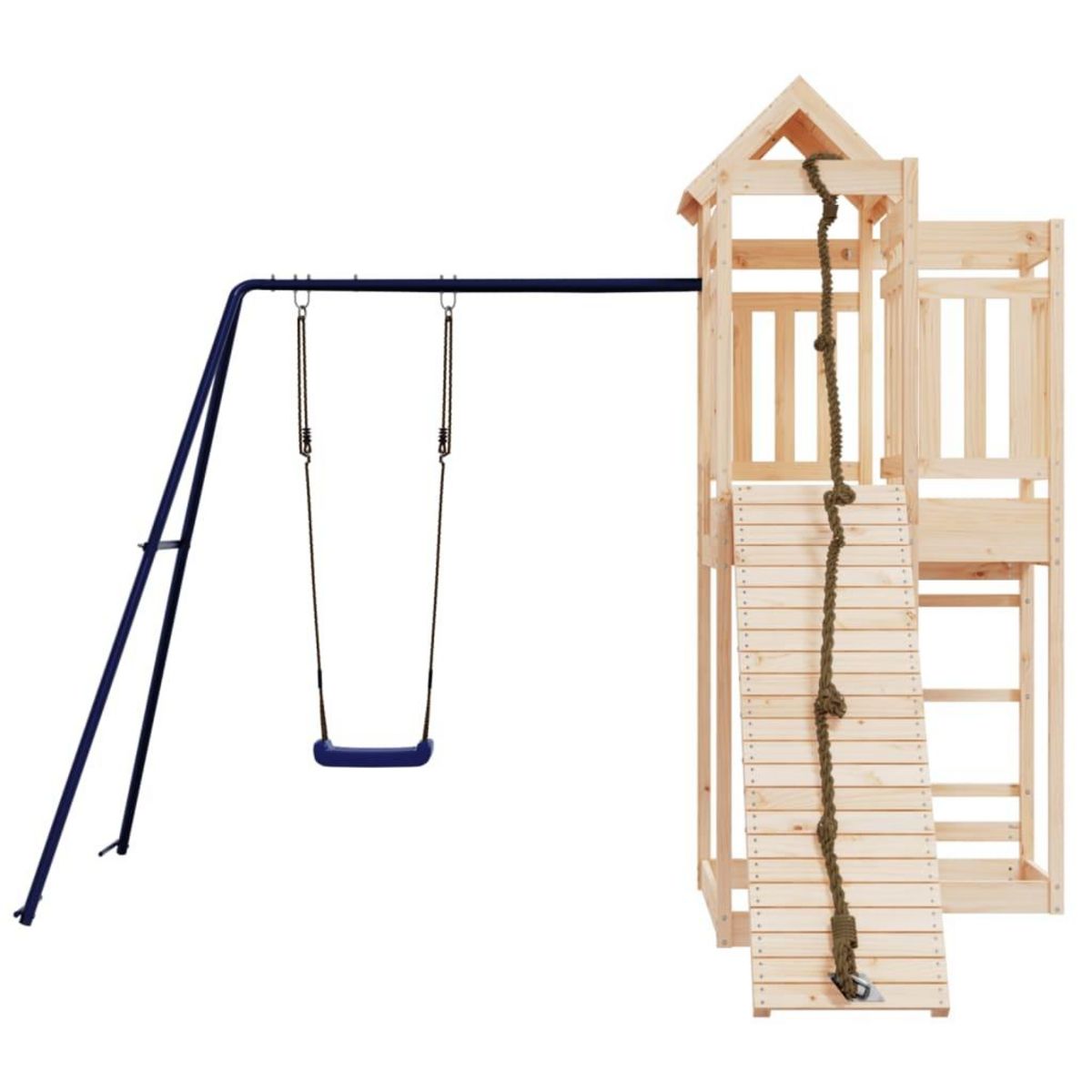 VIDAXL Aire de jeux d'exterieur bois de pin massif