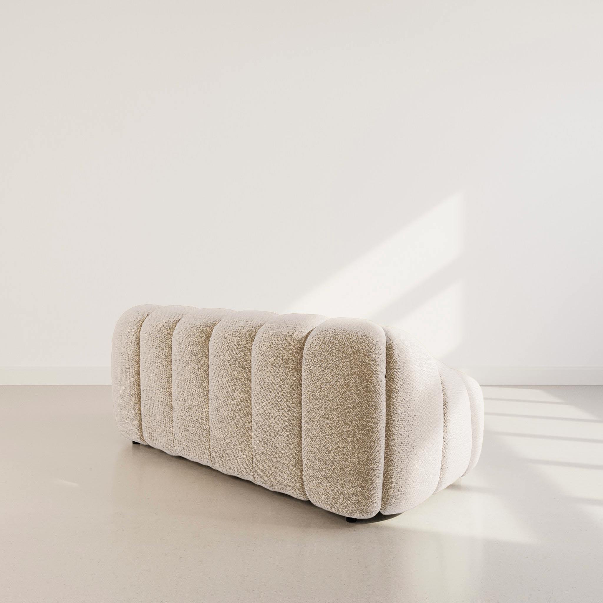 Voir la diapositive 5 : LISA DESIGN Ava - canapé 3 places en velours texturé
