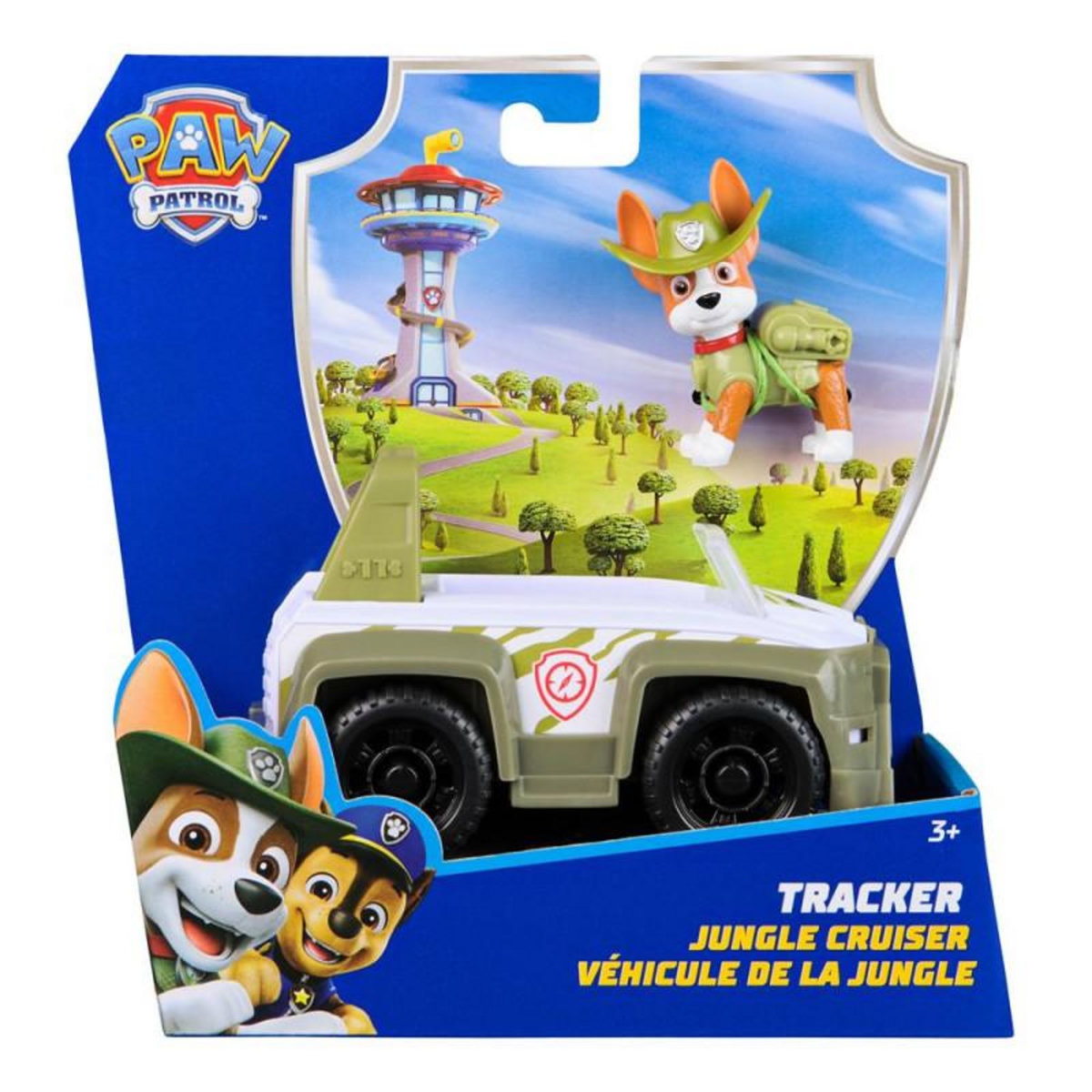 PAW PATROL Véhicule avec Figurine Tracker Paw Patrol Pat'Patrouille