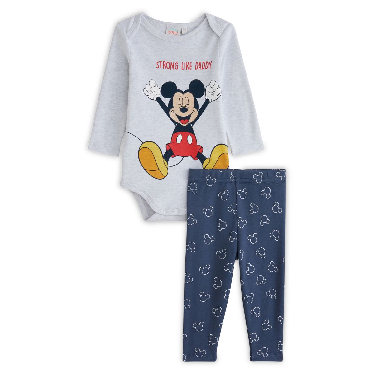 INEXTENSO Ensemble body manches longues + legging bébé garçon