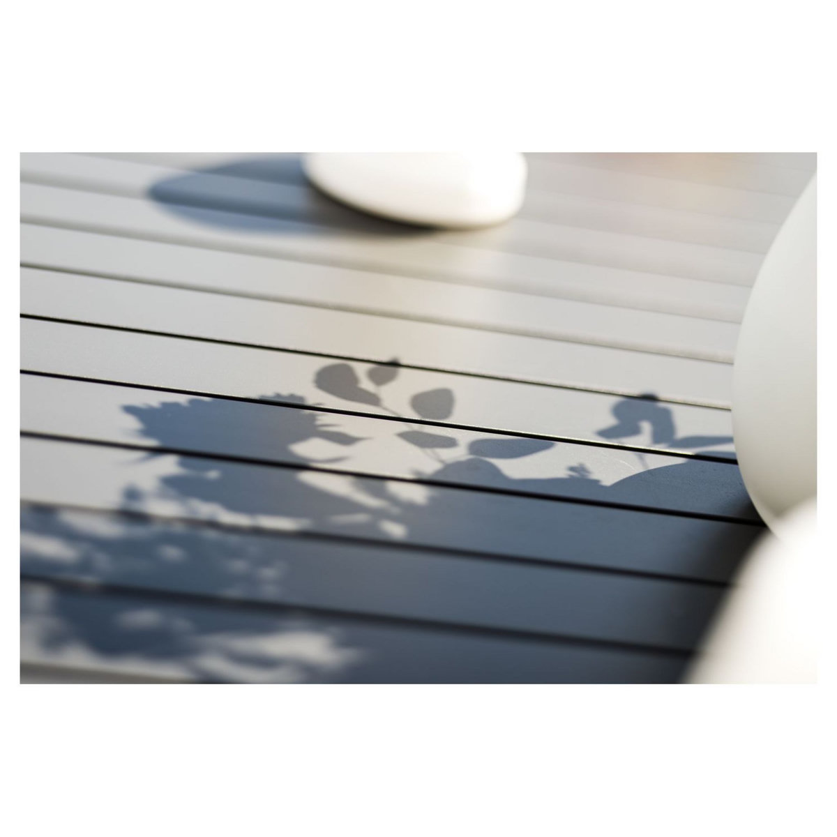 JARDILINE Table de jardin extensible - 8/12 places - Aluminium - Anthracite - PALMA