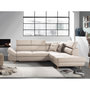Voir la diapositive 5 : BEST MOBILIER Linea - canapé d'angle droit convertible - 5 places - avec têtières