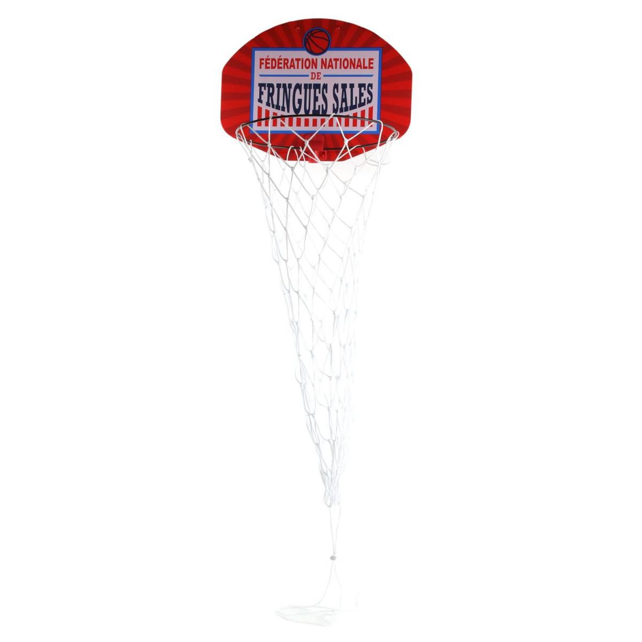 MISTER GADGET Panier à linge  basketball  40cm rouge